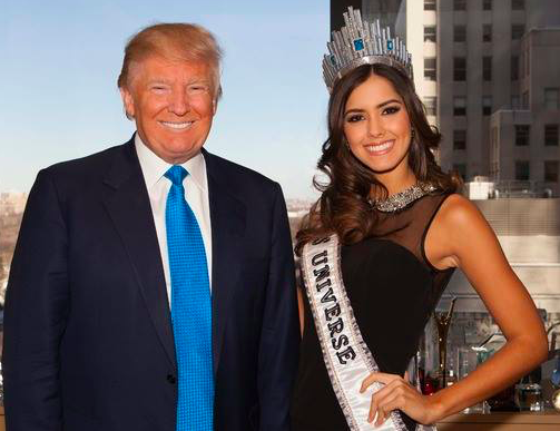 Příprava šperků pro Miss Universe a Donalda Trampa